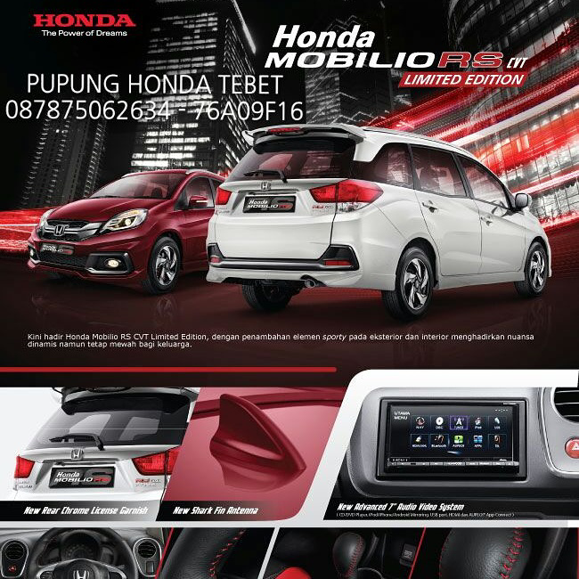 HONDA MOBILIO BISA ORDER DISINI LEBIH