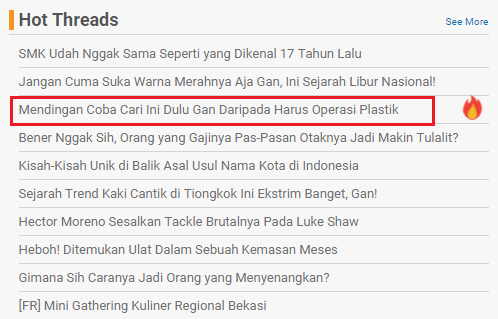 &#91;INFO UNIK&#93; MENDINGAN KAYAK GINI GAN DARIPADA HARUS OPERASI PLASTIK