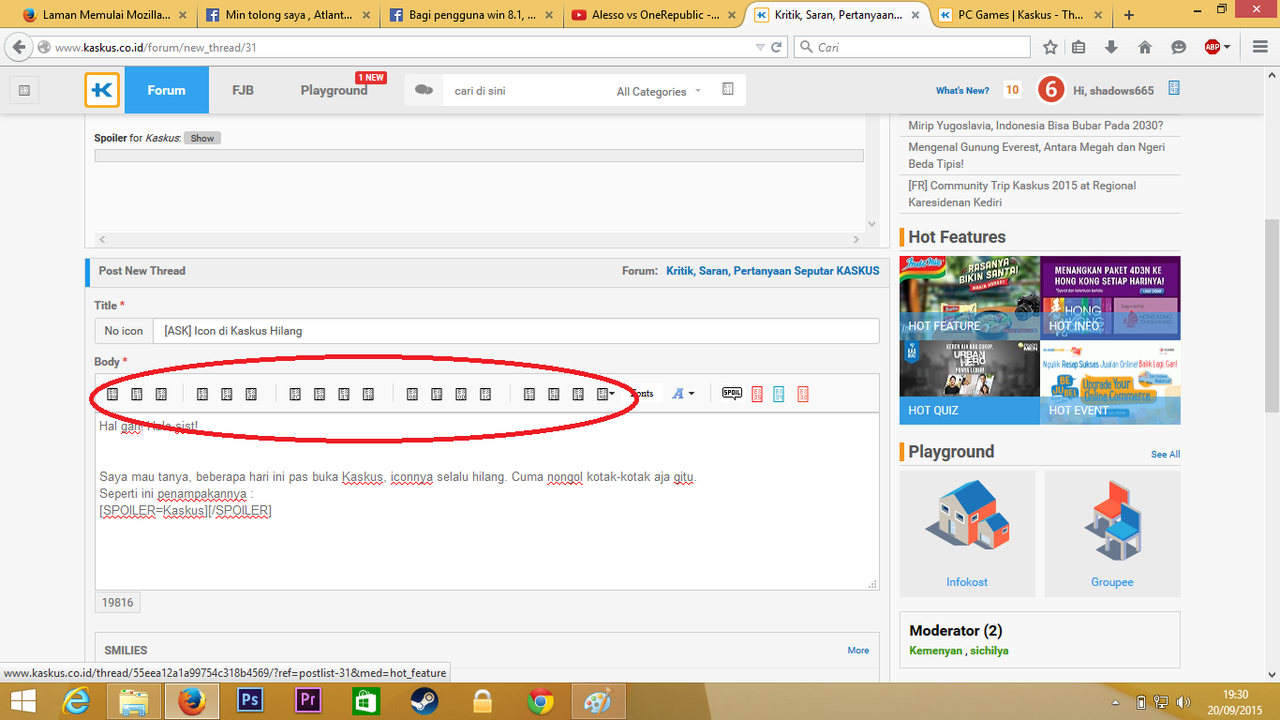 &#91;ASK&#93; Icon di Kaskus Hilang