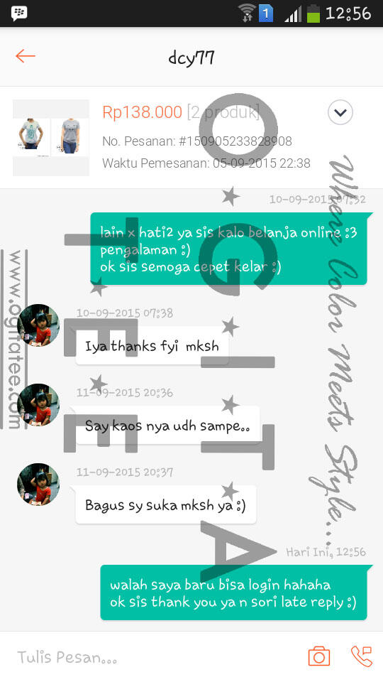 ► Official Testimoni » OGITA TEE « Supplier Kaos Printing 1st Hand ◄