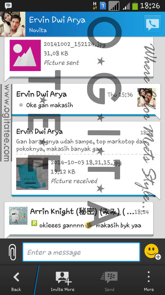 ► Official Testimoni » OGITA TEE « Supplier Kaos Printing 1st Hand ◄