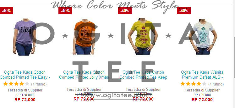 ► Official Testimoni » OGITA TEE « Supplier Kaos Printing 1st Hand ◄