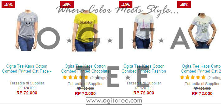 ► Official Testimoni » OGITA TEE « Supplier Kaos Printing 1st Hand ◄