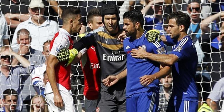 Panasnya Chelsea Vs Arsenal Di Stamford Bridge, Chelsea Kalahkan 9 Pemain Arsenal