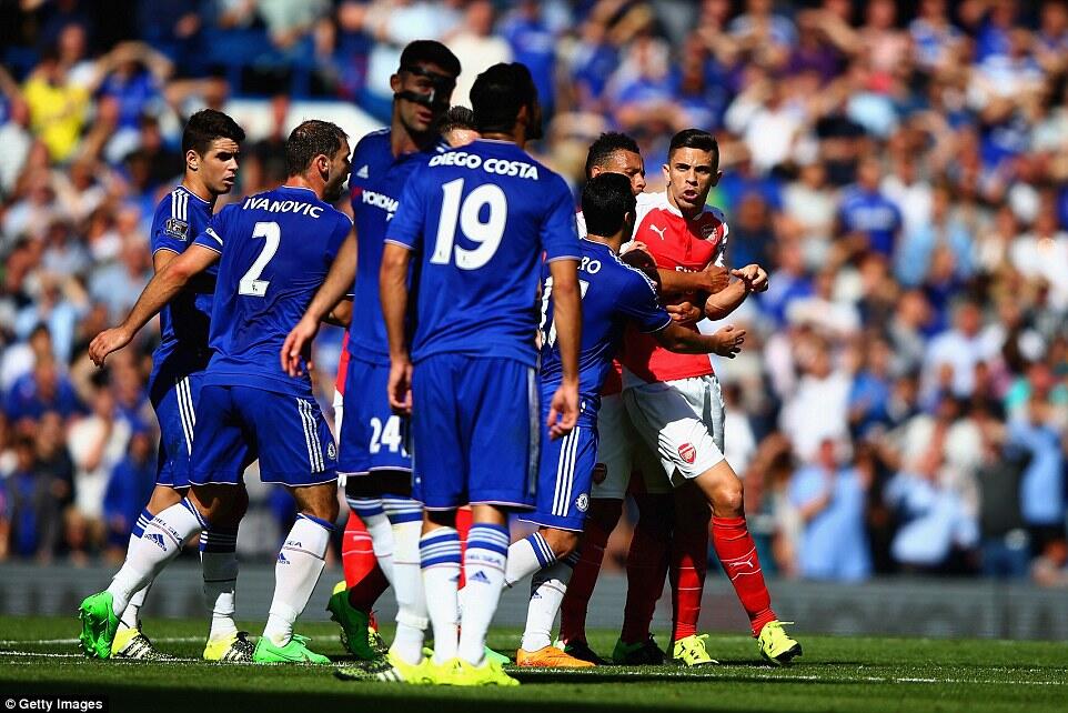 Panasnya Chelsea Vs Arsenal Di Stamford Bridge, Chelsea Kalahkan 9 Pemain Arsenal