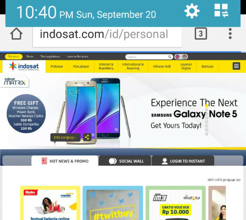 Promo Indosat tidak sesuai janji