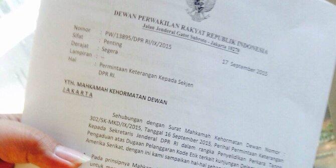 &#91;FAHRI KETAHUAN&#93; Fahri Hamzah surati MKD, minta kasus Donald Trump dirahasiakan
