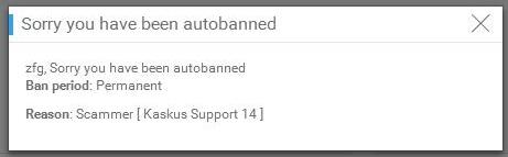 Konfirmasi perihal auto banned id oleh Kaskus Support 14