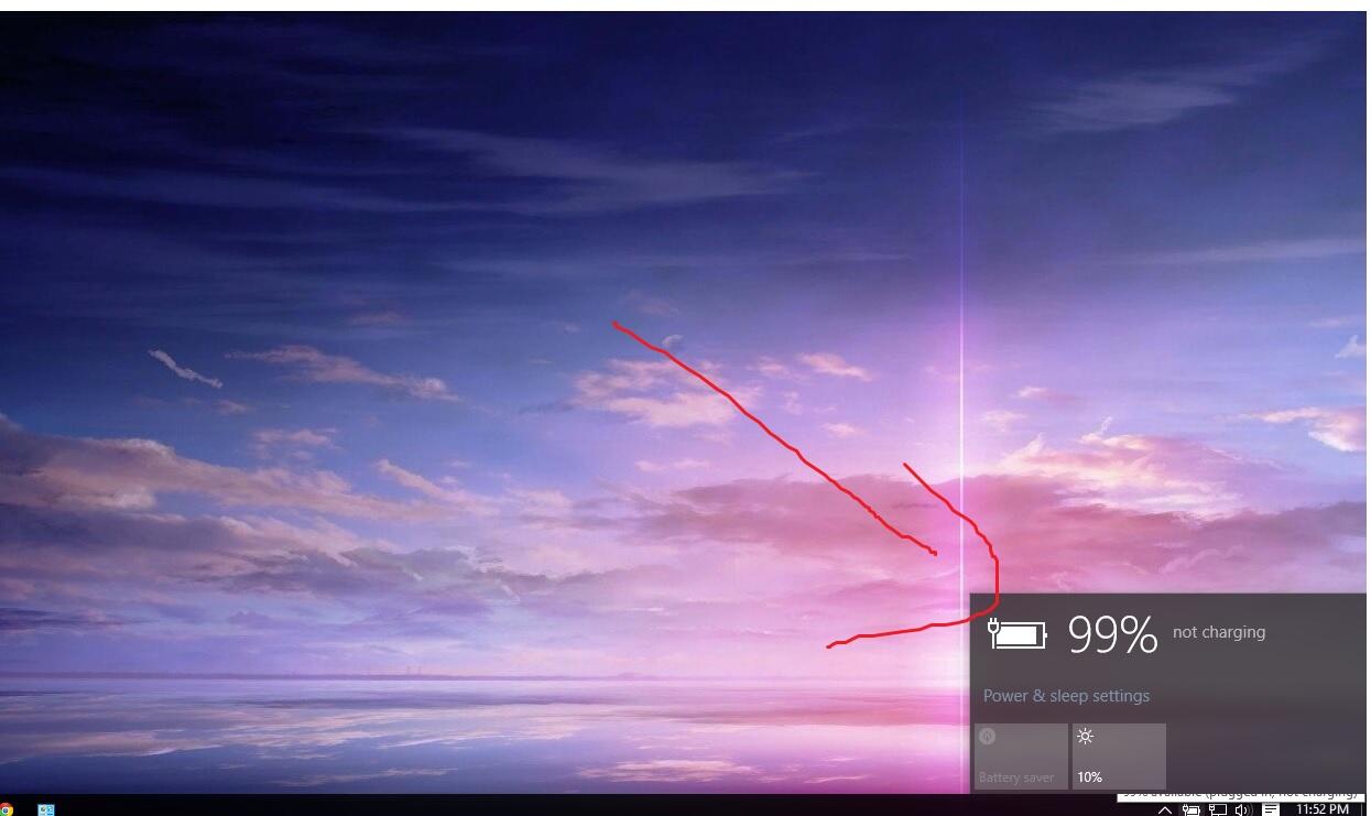 &#91;ASK&#93;Baterai Notebook tidak mau Full Charged &quot;99% Available Plugged In,Not Charging