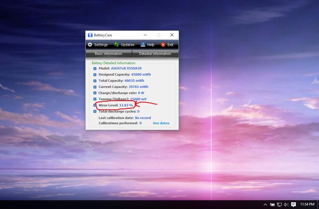 &#91;ASK&#93;Baterai Notebook tidak mau Full Charged &quot;99% Available Plugged In,Not Charging
