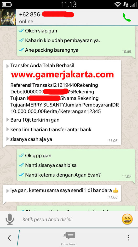 Testimonial dan Feedback > GamerJakarta.com - Laptop Gaming Specialist