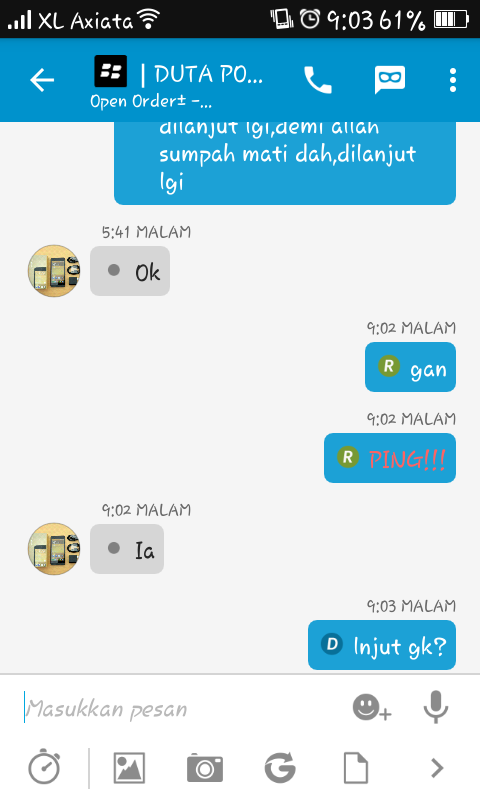 nih gan bukti ane niat ngisengin penipu kupret