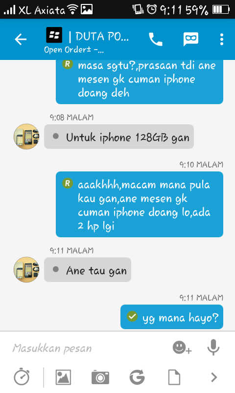 nih gan bukti ane niat ngisengin penipu kupret