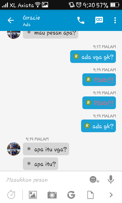 nih gan bukti ane niat ngisengin penipu kupret