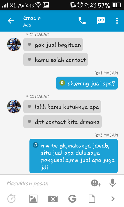 nih gan bukti ane niat ngisengin penipu kupret