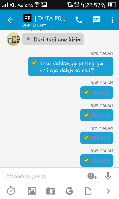nih gan bukti ane niat ngisengin penipu kupret