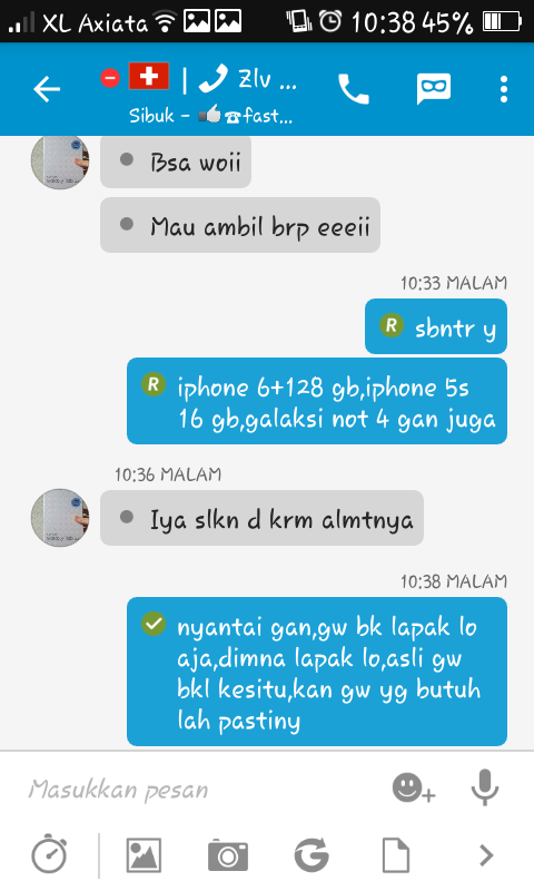 nih gan bukti ane niat ngisengin penipu kupret