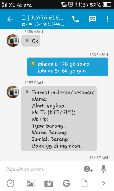 nih gan bukti ane niat ngisengin penipu kupret