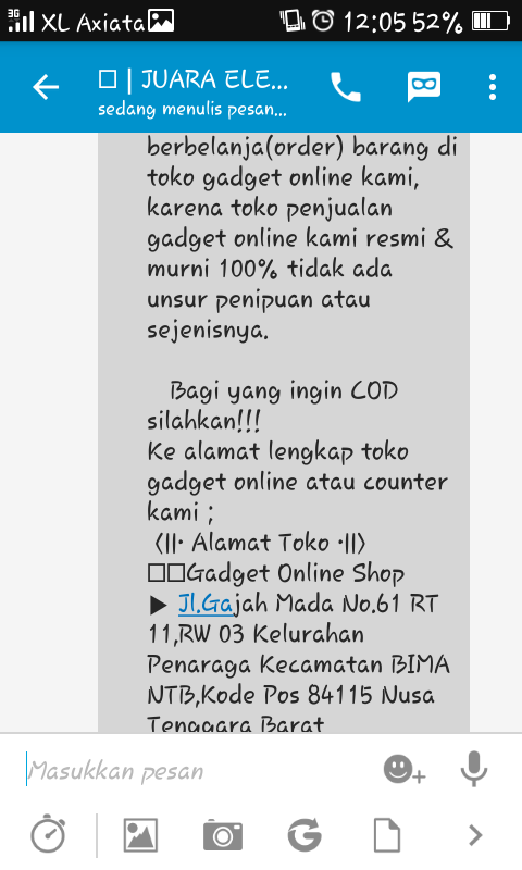 nih gan bukti ane niat ngisengin penipu kupret
