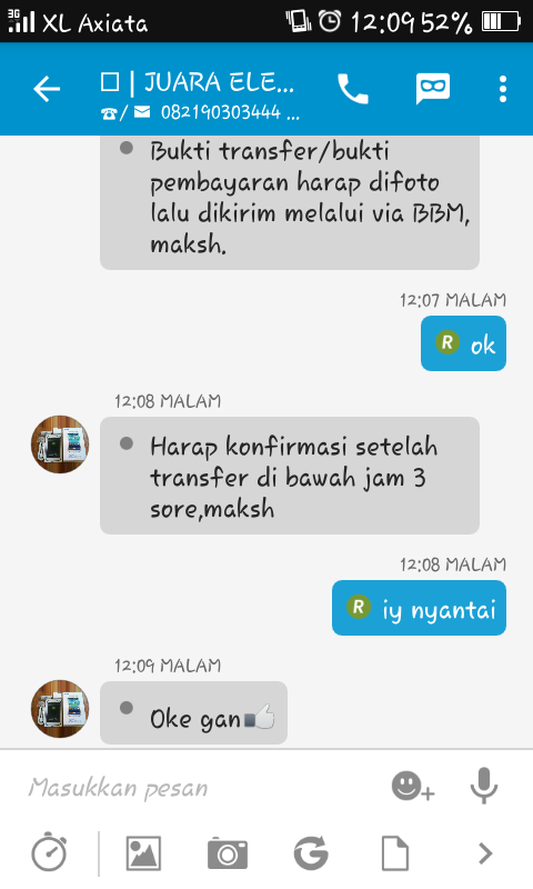 nih gan bukti ane niat ngisengin penipu kupret
