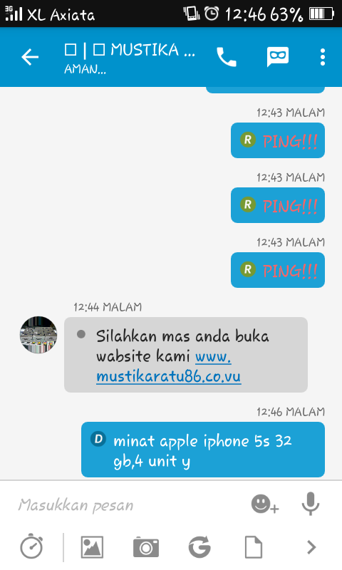 nih gan bukti ane niat ngisengin penipu kupret