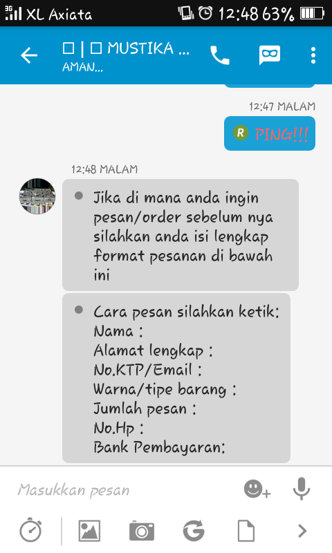 nih gan bukti ane niat ngisengin penipu kupret