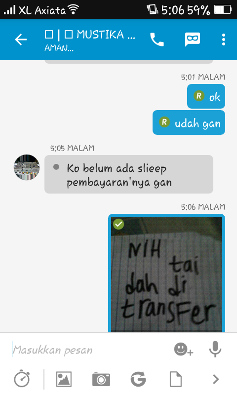 nih gan bukti ane niat ngisengin penipu kupret