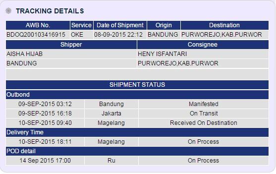 ADA YANG SALAH DI JNE BANDUNG