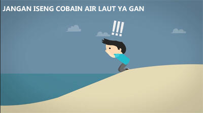 Kenapa air laut asin? *explained with animation