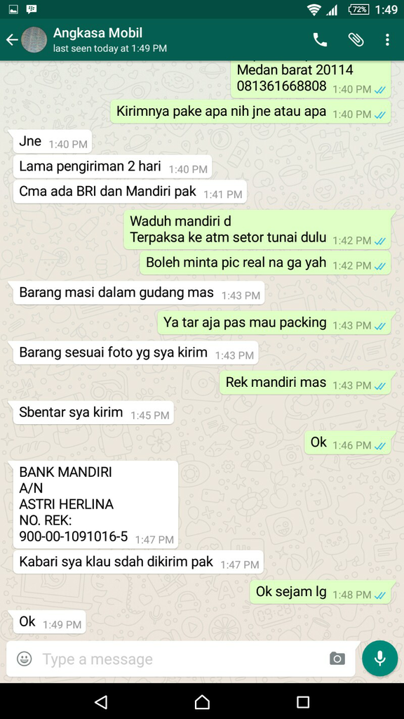 kena tilep modus baru