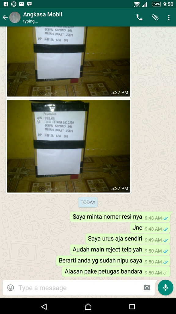 kena tilep modus baru