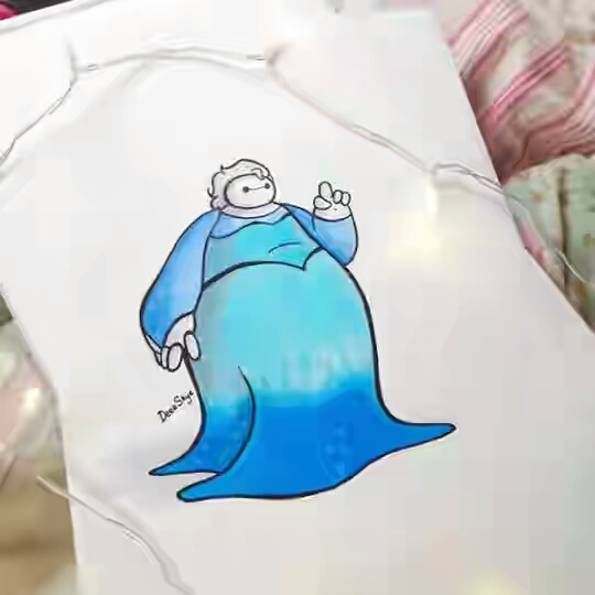 Baymax di illustrasikan sebagai karakter Disney yang lain ??