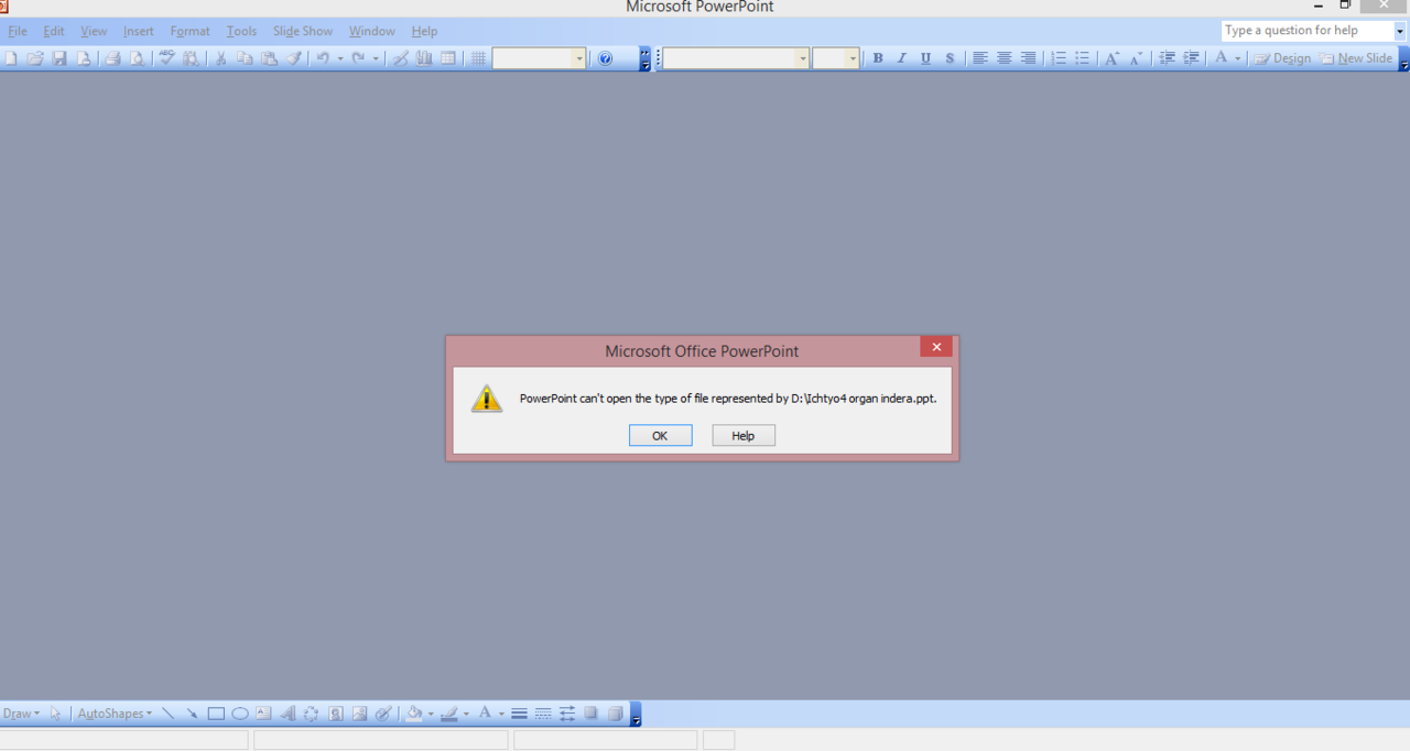 &#91;Help&#93; Power point tidak bisa dibuka