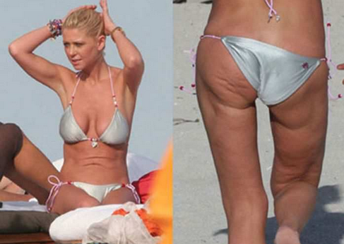 Penampilan Bintang-Bintang Seksi Dengan dan Tanpa Photoshop ( HOT)
