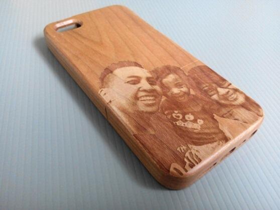 Wood Case HTC, Nexus, iPhone, Oneplus, Samsung, LG - CUSTOM CASE LASER ENGRAVING