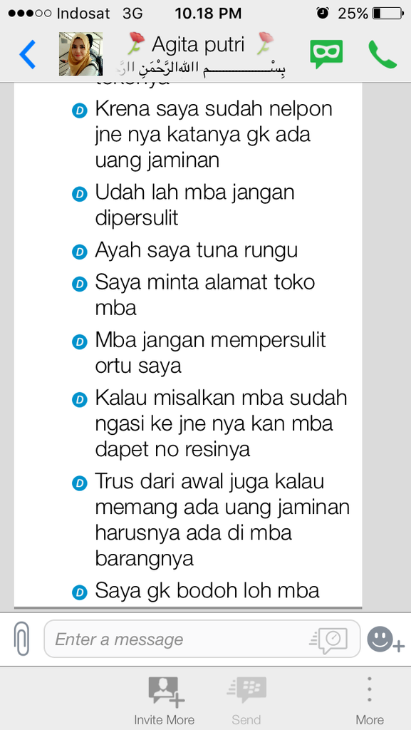 Penipuan Online Shop &quot;Agita Shop&quot;
