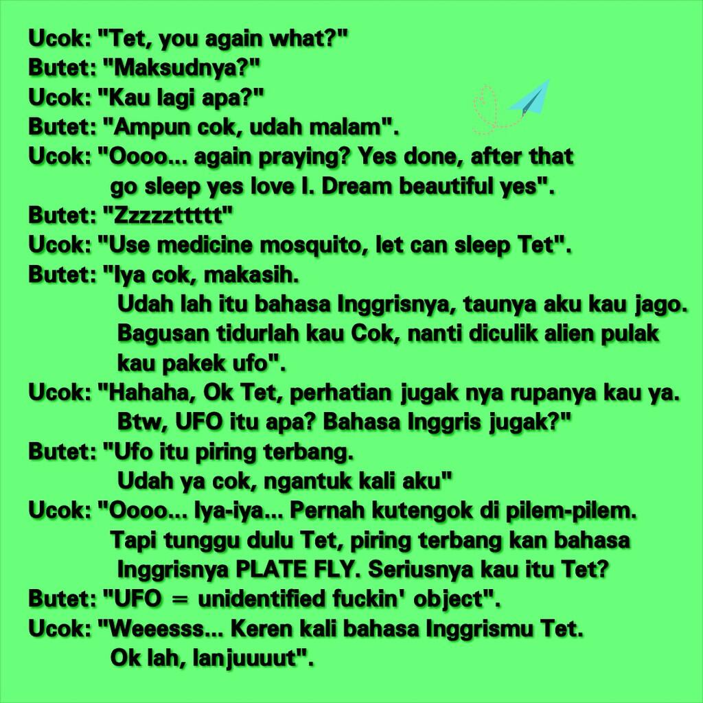 Dasar Ucok, Kelakuanmu Itu Loooh...