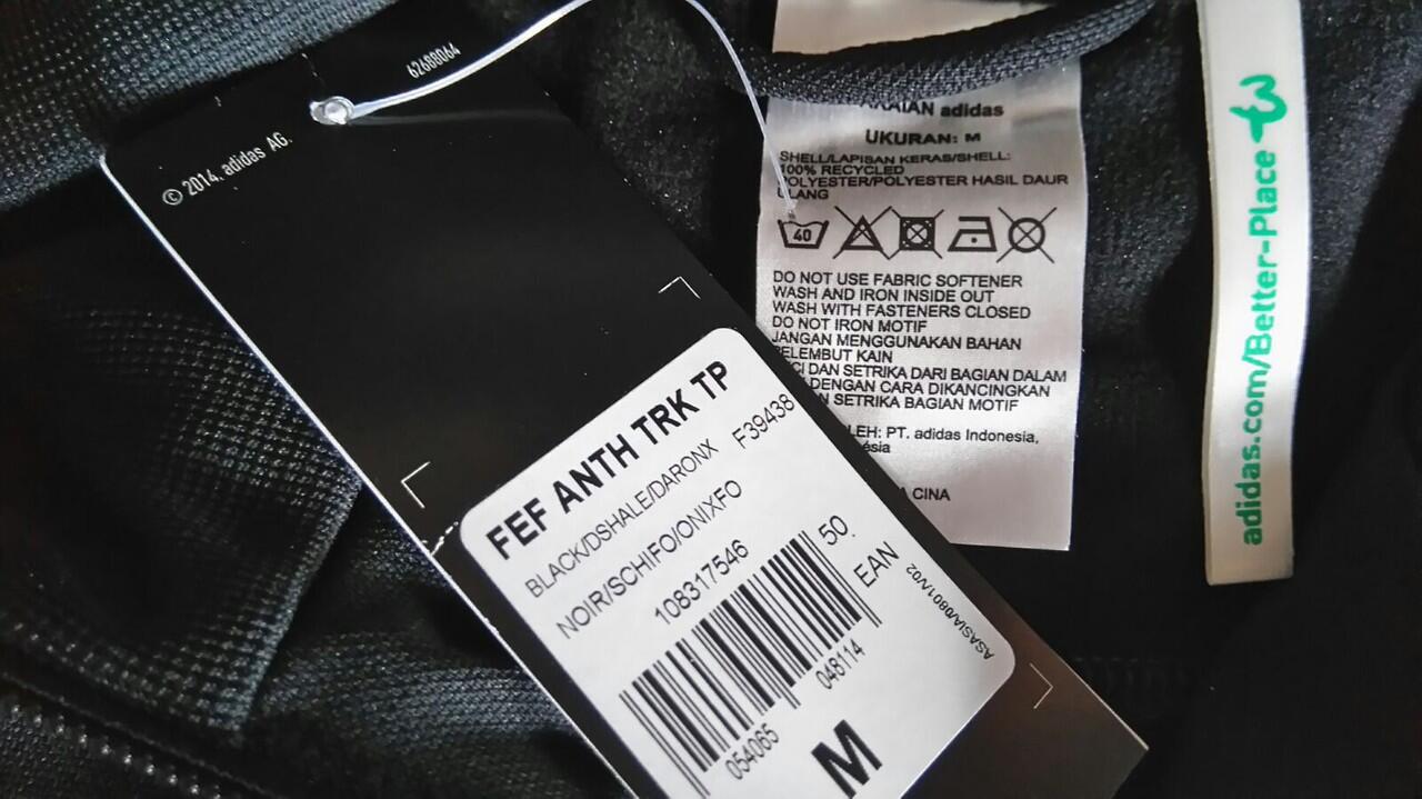 ORIGINAL ADIDAS ANTHEM TRACKTOP JACKET/JACKET MURAH not firebird/nike/puma/reebok