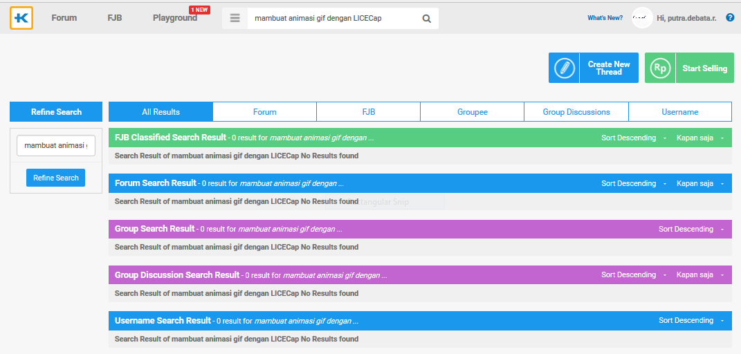 Membuat Screenshoot GIF Dengan LICEcap
