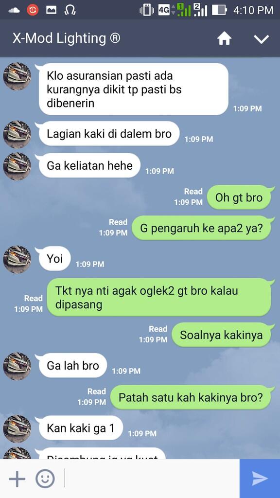 SURAT TERBUKA UNTUK PIHAK XMOD LIGHTING HEADLAMP HRV 1.8 BEKAS!
