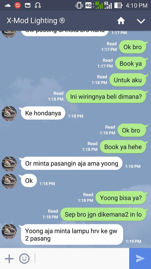 SURAT TERBUKA UNTUK PIHAK XMOD LIGHTING HEADLAMP HRV 1.8 BEKAS!