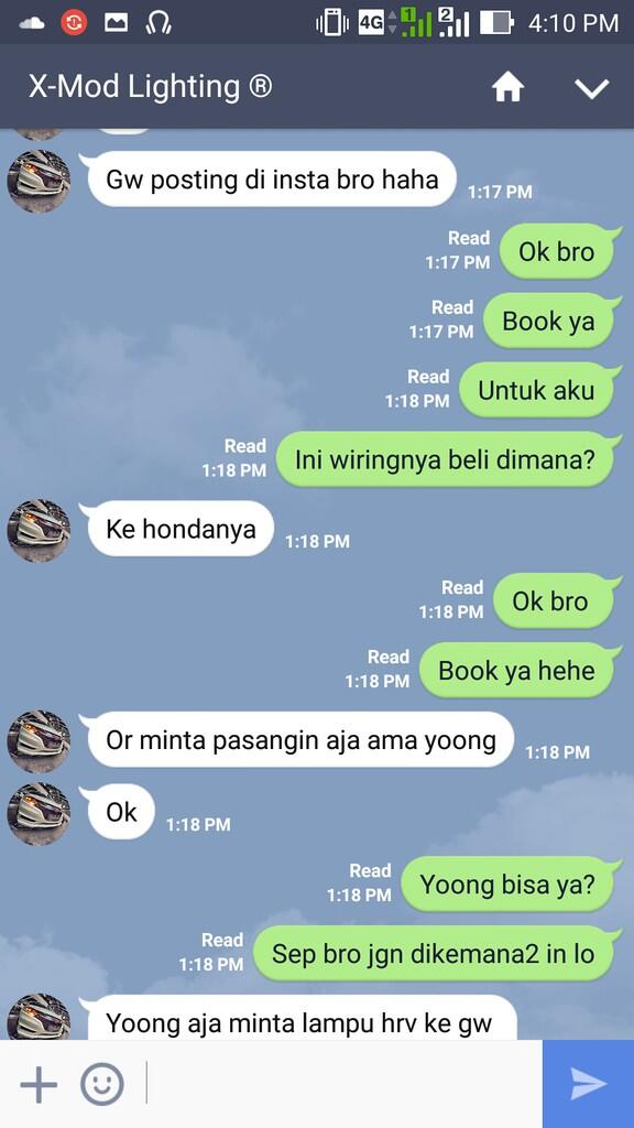 SURAT TERBUKA UNTUK PIHAK XMOD LIGHTING HEADLAMP HRV 1.8 BEKAS!