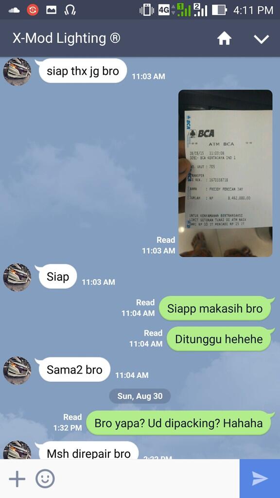 SURAT TERBUKA UNTUK PIHAK XMOD LIGHTING HEADLAMP HRV 1.8 BEKAS!