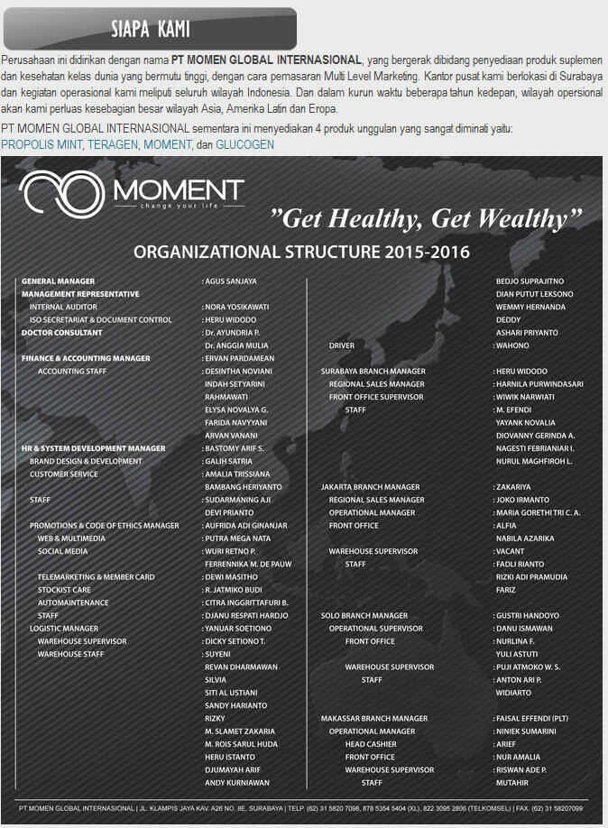 Informasi Seputar Join Member MOMENT - Amel Moment Infinity