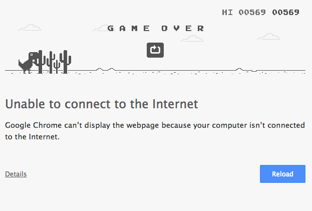 Dibalik Gambar Dinosaurus di Google Chrome