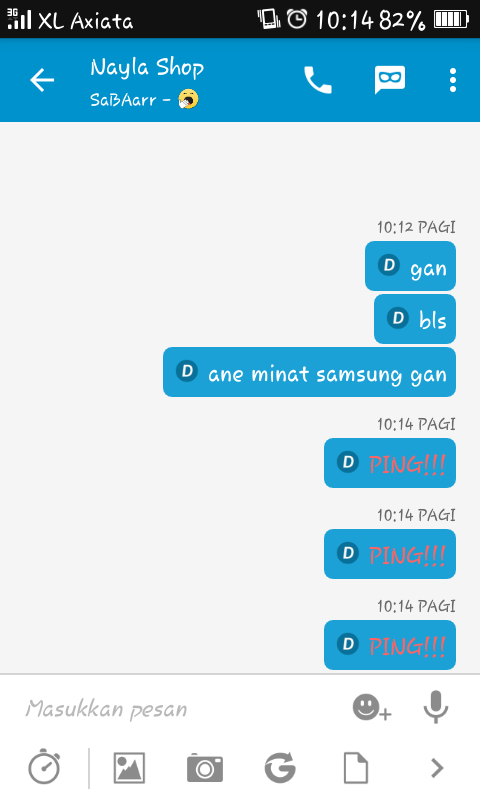 nih gan update-an,korban yg memaksa penipu buat diisengin