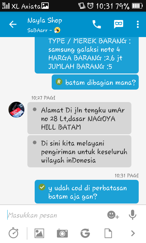 nih gan update-an,korban yg memaksa penipu buat diisengin