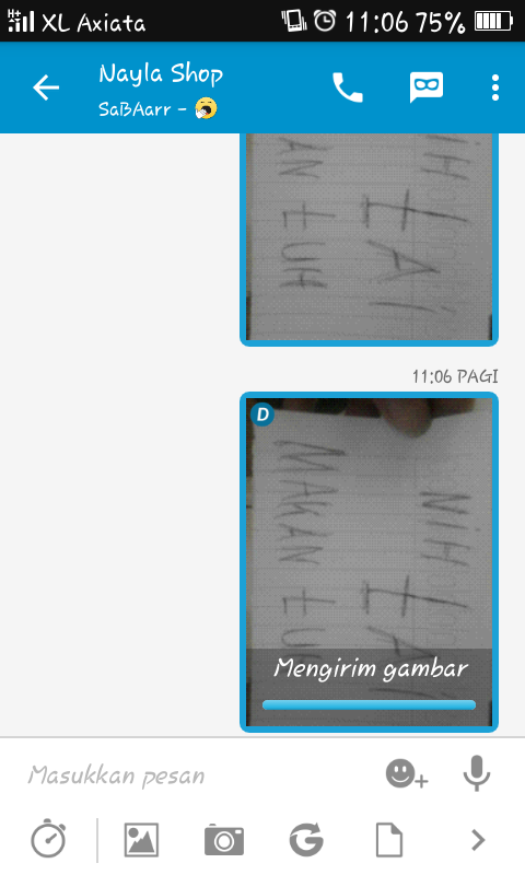 nih gan update-an,korban yg memaksa penipu buat diisengin