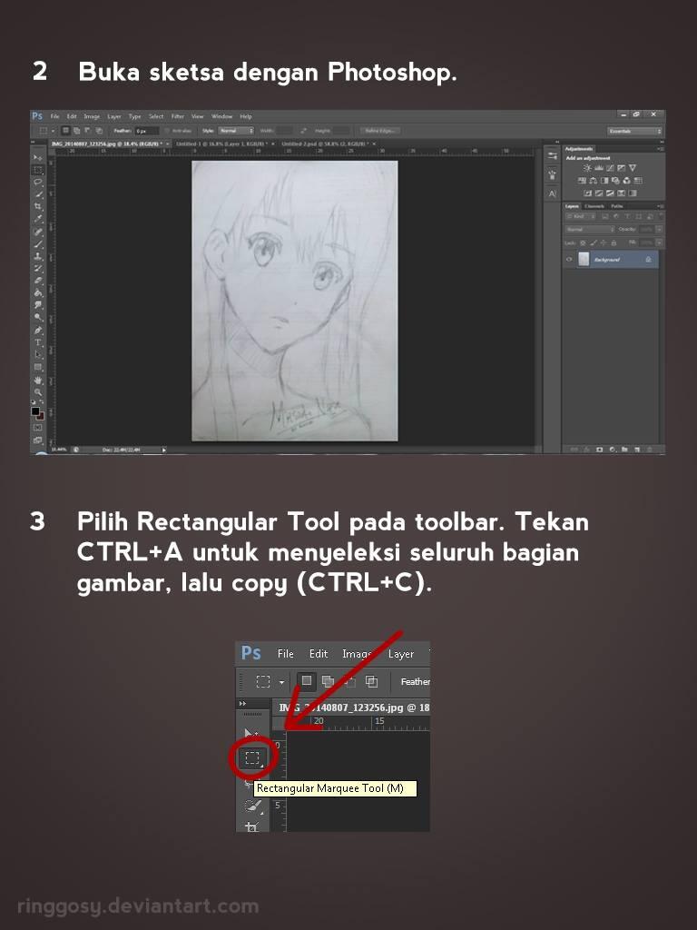 Tutorial Mewarnai Art Manga Sendiri