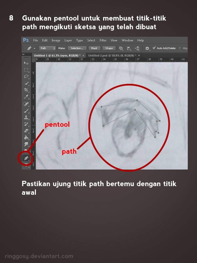 Tutorial Mewarnai Art Manga Sendiri